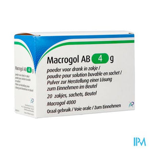 Macrogol Ab 4g Pdr Voor Drank Zakje 20