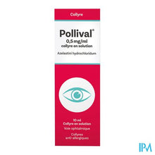 Charger l'image dans la galerie, Pollival 0,5Mg/Ml Oogdruppels Multidos. Pompfl10Ml

