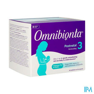 Omnibionta Postnatal 3 Borstv.8wek Tabl 56+caps 56