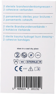 Burncare Covacalm Brandwonden Kompressen Set 4prod