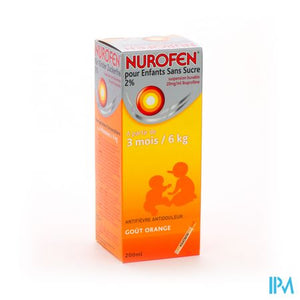 Nurofen Kind Sinaas Susp Suikervrij 200ml