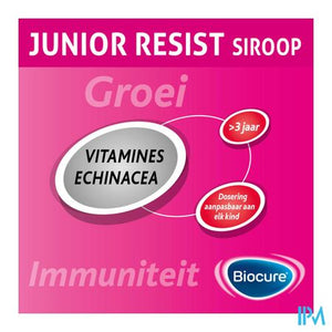 Biocure Junior Siroop Suikervrij 180ml