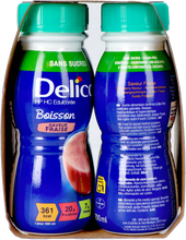 Afbeelding in Gallery-weergave laden, Delical Melkdrank Z/suiker Aardbei 4x200ml
