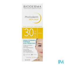 Afbeelding in Gallery-weergave laden, Bioderma Photoderm Akn Mat Spf30 Fluide Nf 40ml
