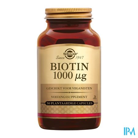 Solgar Biotin 1000mcg V-caps 50