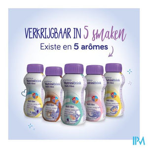 NutriniDrink Multi Fibre Chocoladesmaak Flesje 200 ml