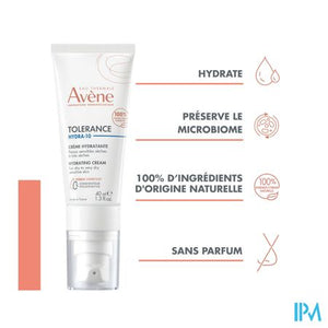 Avene Tolerance Hydra 10 Hydraterende Creme 40ml