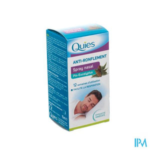 Quies A/snurken Den-eucalyptus Neusspray 15ml