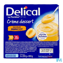 Afbeelding in Gallery-weergave laden, Delical Creme Dessert La Floridine Abrikoos 4x200g
