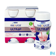 Afbeelding in Gallery-weergave laden, Resource Ultra+ Aardbeiensmaak 4x125ml
