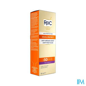 Roc Sol Protect A/brown Spot Unif.fl. Ip50 Tb 50ml