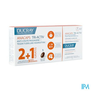 Ducray Anacaps Tri-activ Caps 3x30 2+1 Gratis