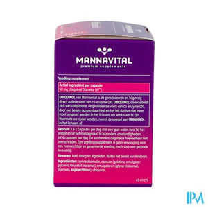 Mannavital Ubiquinol Caps 60