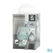 Afbeelding in Gallery-weergave laden, Suavinex Bonhomia Soother Clip+ribbon Owl Green
