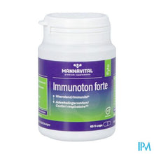 Afbeelding in Gallery-weergave laden, Mannavital Immunoton Forte V-caps 60
