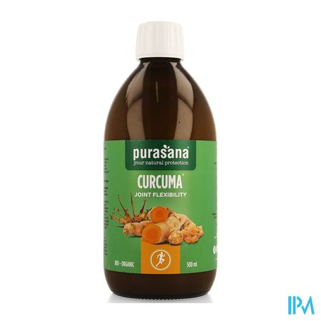 Purasana Vegan Curcuma Forte Soepele Gewr. 500ml