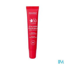 Afbeelding in Gallery-weergave laden, Lip&cheek Spf50 Color Balm Red 20ml
