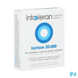 Intoleran Lactase 20 000 Fcc Tabl 50