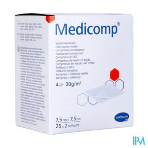 Medicomp Kp Ster 4l 7,5x7,5cm 30g 25x2