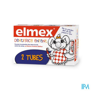 ELMEX® KINDERTANDPASTA TUBE 2x50ML