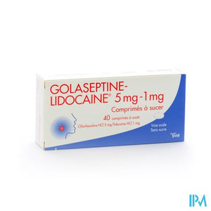 Golaseptine Lidocaine Zuigtabl 40