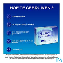 Charger l'image dans la galerie, Noxarem Melatonine Forte 5mg Comp 30
