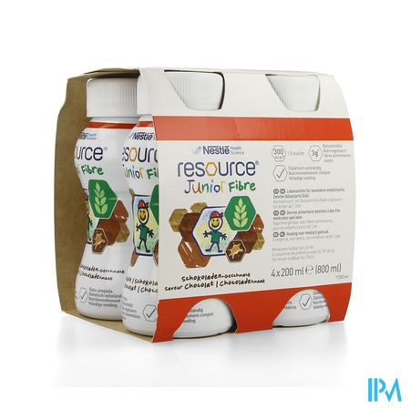 Ressource Junior Ballaststoffe Schokolade 4x200ml