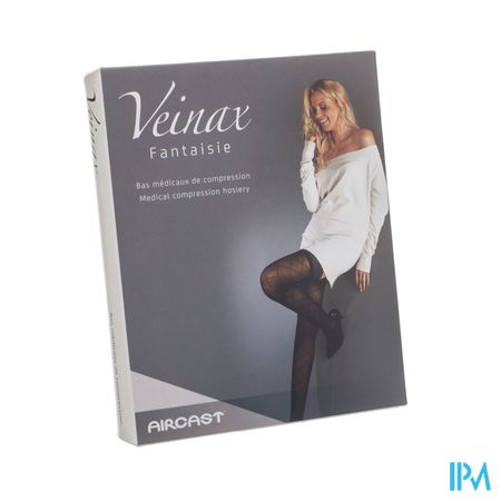 Veinax Panty Grote Diamant 2 Lang Zwart Maat 2