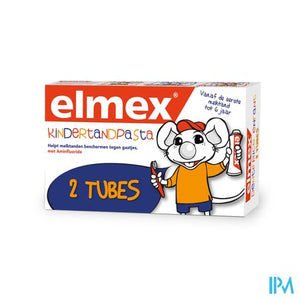 ELMEX® KINDERTANDPASTA TUBE 2x50ML