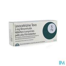 Load image into Gallery viewer, Levocetirizine Teva 5mg Comp 10
