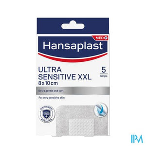 Hansaplast Pleisters Ultra Sensitive Xxl 8x10cm 5