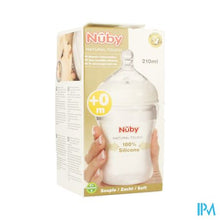 Afbeelding in Gallery-weergave laden, Nuby Nt Drinkflesje uit zachte silicone - 210 ml - 0m+
