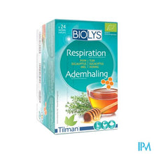Load image into Gallery viewer, Biolys Tijm Eucalyptus Honing Zakje 24
