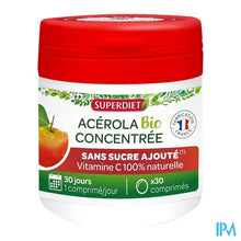 Charger l'image dans la galerie, Superdiet Acerola Geconcentreerd Bio Kauwtabl 30
