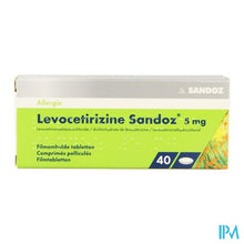 Afbeelding in Gallery-weergave laden, Levocetirizine Sandoz 5mg Comp Enrob. 40 X 5mg
