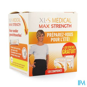 Xls Med. Maximum Strength Comp 120 + Sticks 20