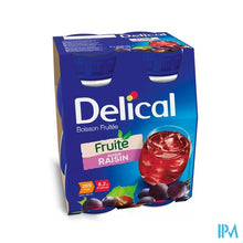Afbeelding in Gallery-weergave laden, Delical Fruitdrink Druiven Nf 4x200ml
