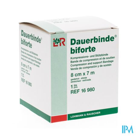 Dauerbinde Bi-forte Windel Elast 8cmx7m 16980