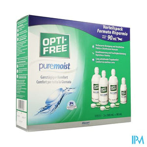 Opti-free Puremoist M.purpos.desinf.3x300ml+3 Etui