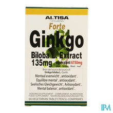 Load image into Gallery viewer, Altisa Ginkgo Biloba 135mg Comp 60
