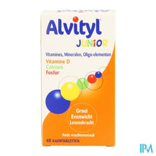 Afbeelding in Gallery-weergave laden, Alvityl Junior Kauwtablet 40

