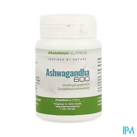 Ashwagandha 600mg V-caps 60 Pharmanutrics