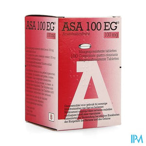 Asa 100 EG Tabl Maagsapresistent 100 X 100Mg Pot