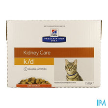 Afbeelding in Gallery-weergave laden, Hills Prescrip.diet Feline Kd Maaltijdzakje 12x85g
