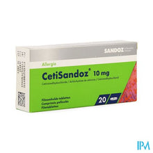 Afbeelding in Gallery-weergave laden, Cetirizine Sandoz Comp 20 X 10mg
