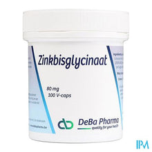 Afbeelding in Gallery-weergave laden, Zinkbisglycinaat 80mg V-caps 100 Deba
