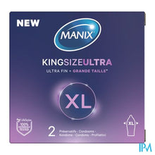Afbeelding in Gallery-weergave laden, Manix King Size Ultra Condoms 2
