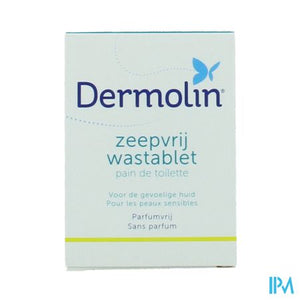 Dermolin Zeepvrij Wastablet N/parf Nf 100g