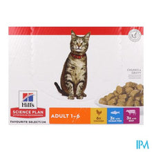 Afbeelding in Gallery-weergave laden, Hills Sc.plan Feline Adult Multip. Classic 12x85g
