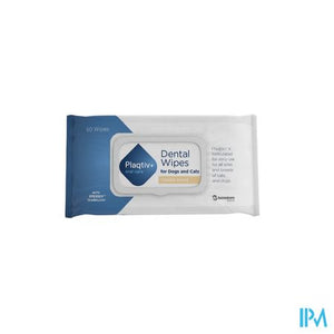 Plactiv+ Oral Care Wipes Vanilla 60